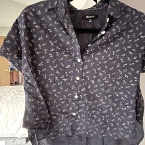 Madewell Button up Top XS